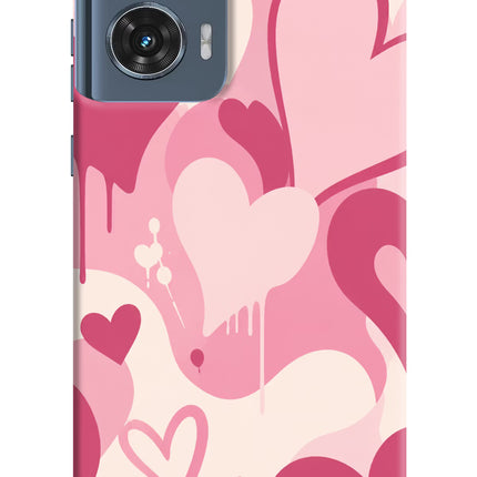 Hearty case Moto Edge 50 Fusion Hard Case Back Cover by Casekaro