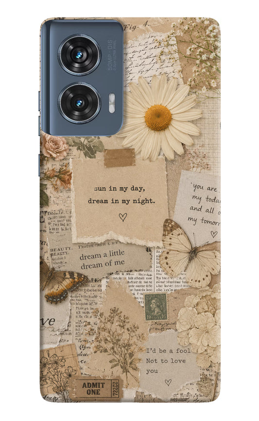 Vintage case Moto Edge 50 Fusion Back Cover