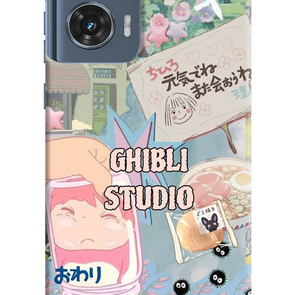 Studio Ghibli Moto Edge 50 Fusion Hard Case Back Cover by Casekaro