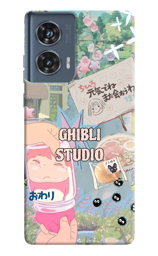 Studio Ghibli Moto Edge 50 Fusion Hard Case Back Cover by Casekaro