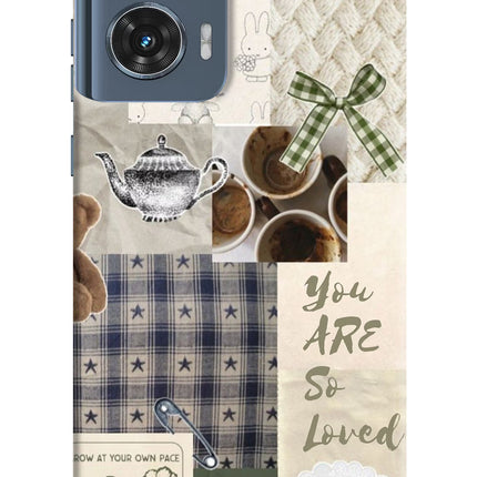 Cookie Moto Edge 50 Fusion Hard Case Back Cover by Casekaro