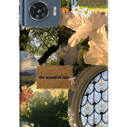 Rain Moto Edge 50 Fusion Hard Case Back Cover by Casekaro