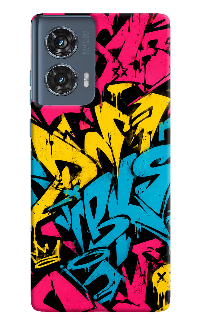 Graffiti Vibe Moto Edge 50 Fusion Hard Case Back Cover by Casekaro
