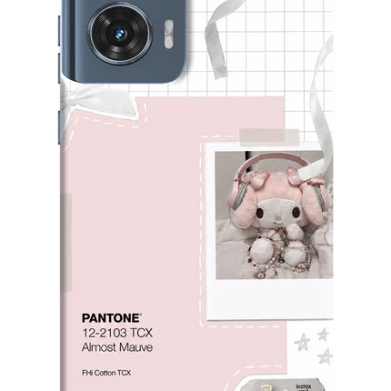 Pantone Asthetic Moto Edge 50 Fusion Hard Case Back Cover by Casekaro