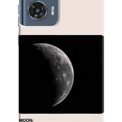 Moon Phase Moto Edge 50 Fusion Hard Case Back Cover by Casekaro