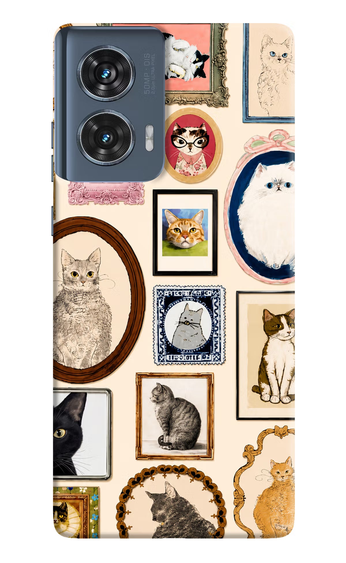 Mirror Cats Moto Edge 50 Fusion Back Cover
