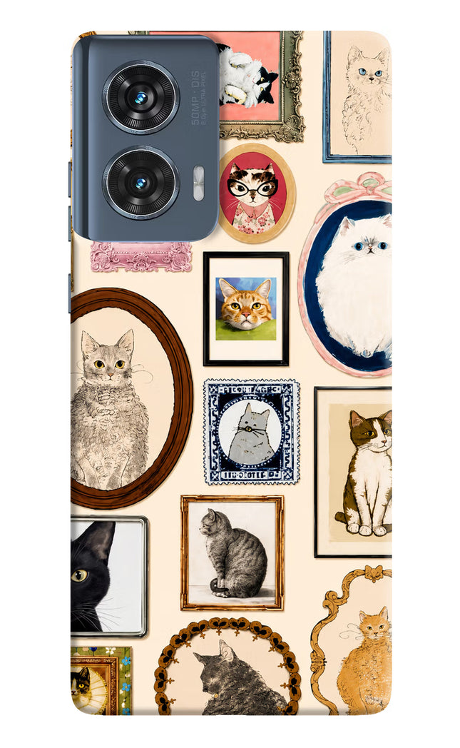 Mirror Cats Moto Edge 50 Fusion Hard Case Back Cover by Casekaro
