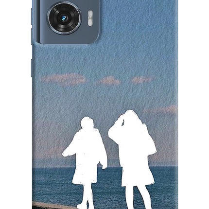 Coastal Dream Moto Edge 50 Fusion Hard Case Back Cover by Casekaro