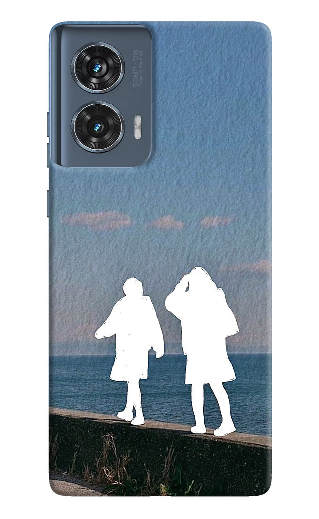 Coastal Dream Moto Edge 50 Fusion Hard Case Back Cover by Casekaro