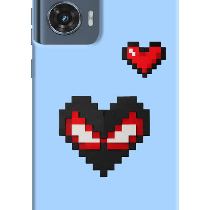 Peter Heart Moto Edge 50 Fusion Hard Case Back Cover by Casekaro