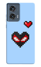 Peter Heart Moto Edge 50 Fusion Hard Case Back Cover by Casekaro
