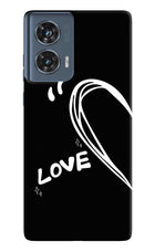 Love Line Moto Edge 50 Fusion Hard Case Back Cover by Casekaro