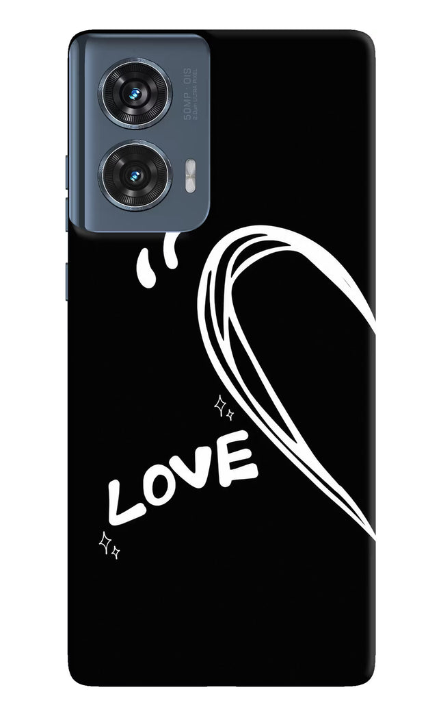 Love Line Moto Edge 50 Fusion Hard Case Back Cover by Casekaro