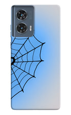 Blue Web Moto Edge 50 Fusion Hard Case Back Cover by Casekaro