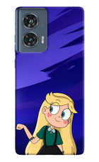 Star Glow Moto Edge 50 Fusion Hard Case Back Cover by Casekaro