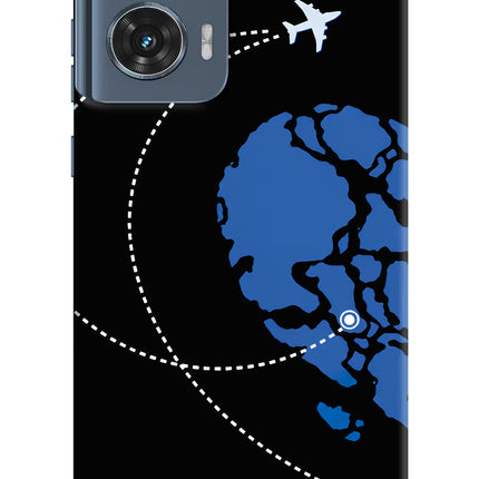 Love Orbit Moto Edge 50 Fusion Hard Case Back Cover by Casekaro