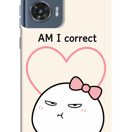Always Right Moto Edge 50 Fusion Hard Case Back Cover by Casekaro