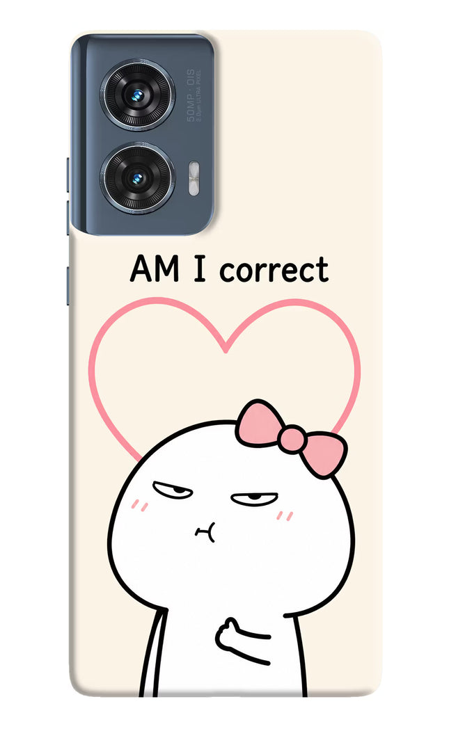 Always Right Moto Edge 50 Fusion Hard Case Back Cover by Casekaro