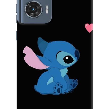 Stitch Crush Moto Edge 50 Fusion Hard Case Back Cover by Casekaro