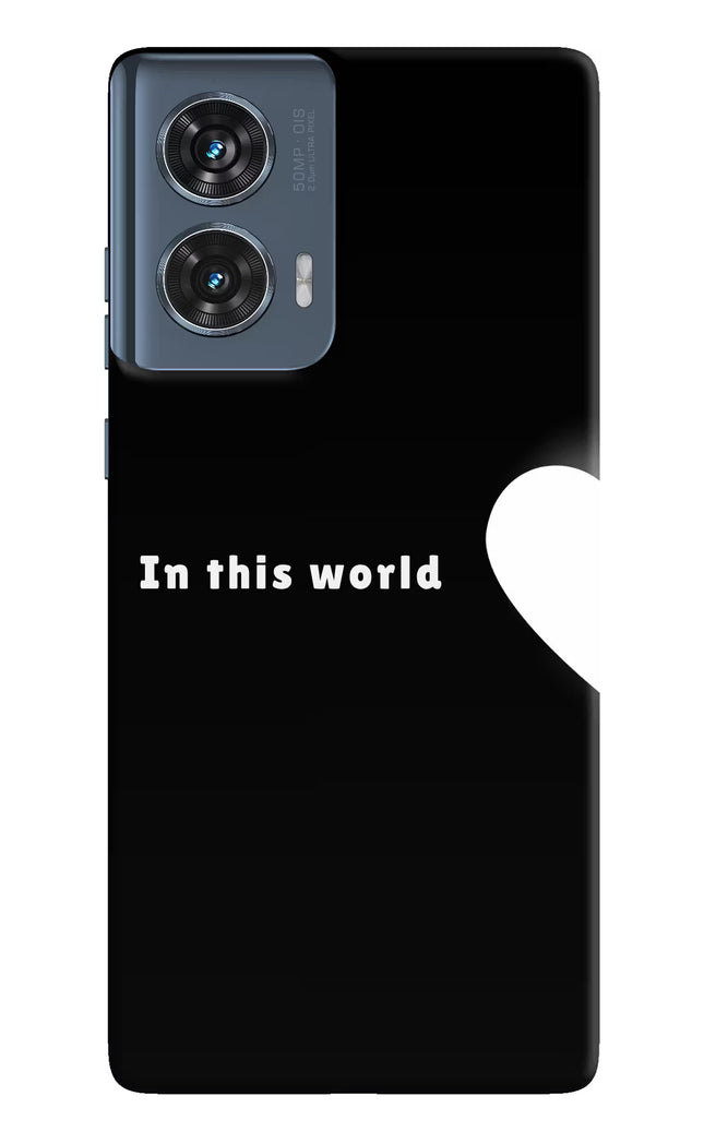 This World Moto Edge 50 Fusion Hard Case Back Cover by Casekaro