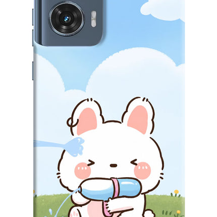 Bunny Treat Moto Edge 50 Fusion Hard Case Back Cover by Casekaro