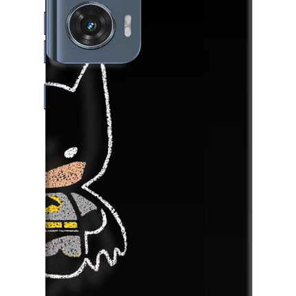Bat Kitty Moto Edge 50 Fusion Hard Case Back Cover by Casekaro