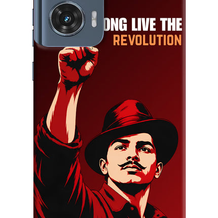 Bhagat Singh Revolution Moto Edge 50 Fusion Back Cover