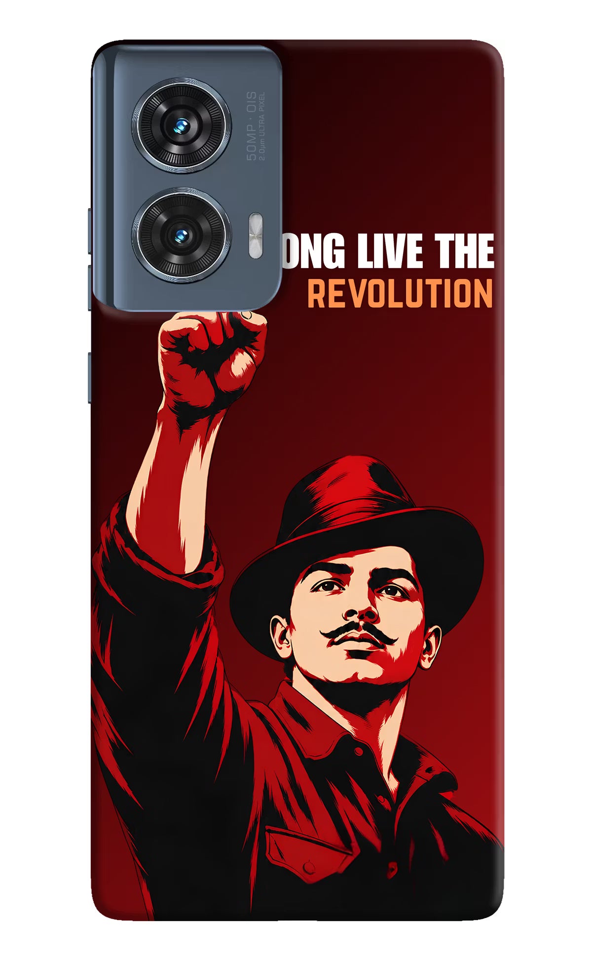 Bhagat Singh Revolution Moto Edge 50 Fusion Back Cover