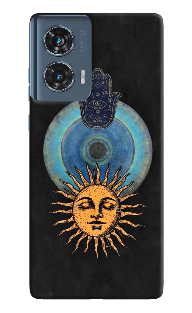 Divine Sun Moto Edge 50 Fusion Hard Case Back Cover by Casekaro