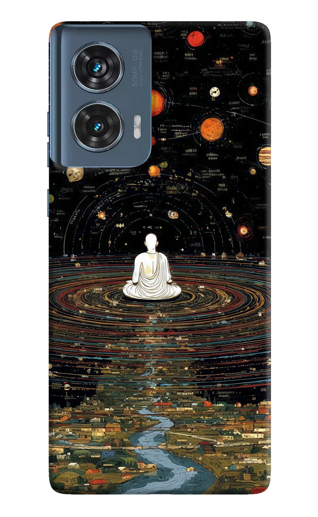 Space Monk Moto Edge 50 Fusion Hard Case Back Cover by Casekaro