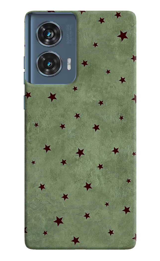 Green Stars Moto Edge 50 Fusion Hard Case Back Cover by Casekaro