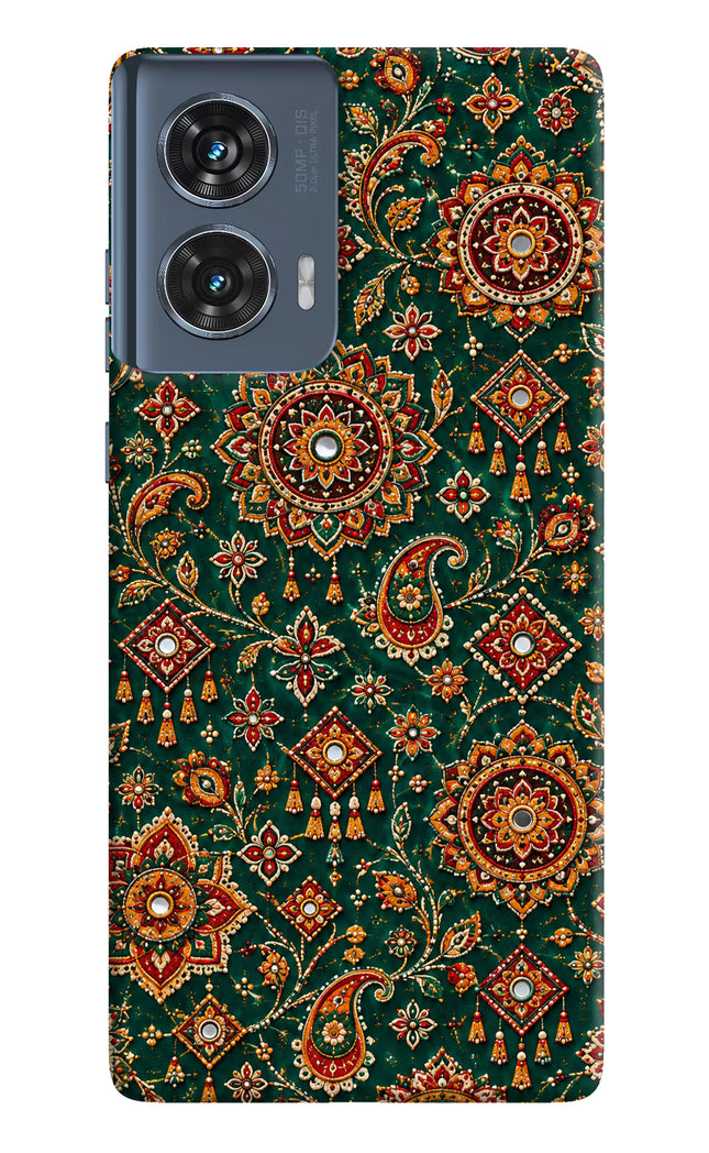 Green Pataka Moto Edge 50 Fusion Hard Case Back Cover by Casekaro