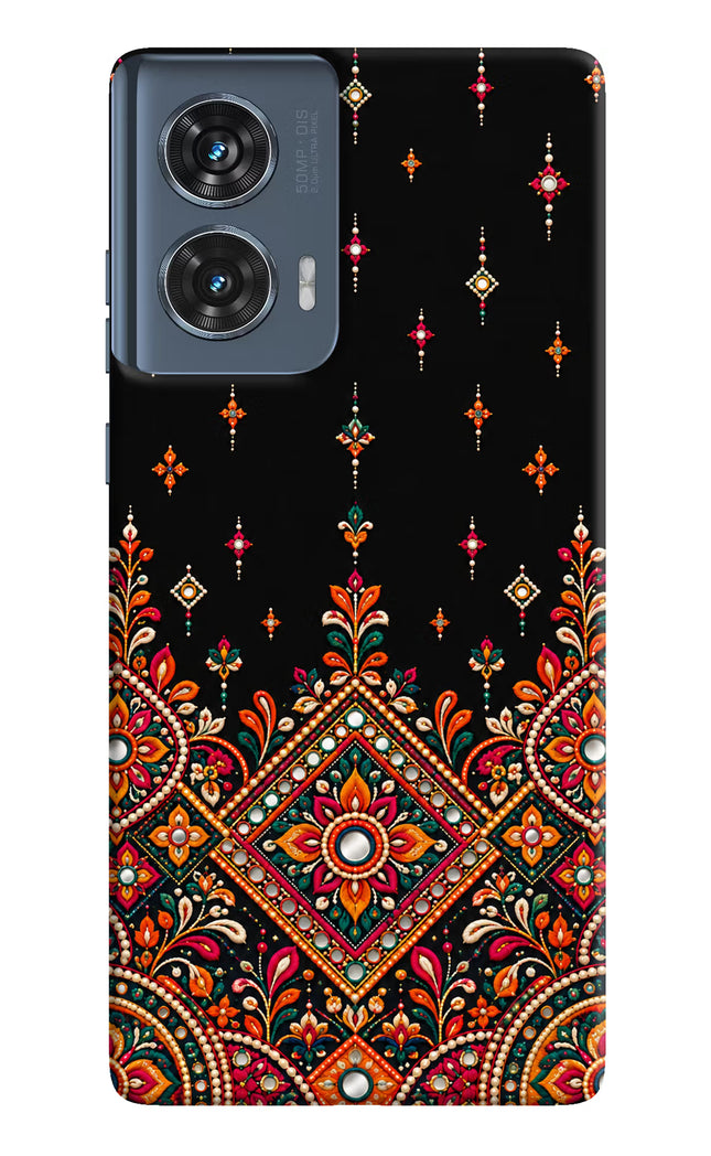 Noir Mehfil Moto Edge 50 Fusion Hard Case Back Cover by Casekaro
