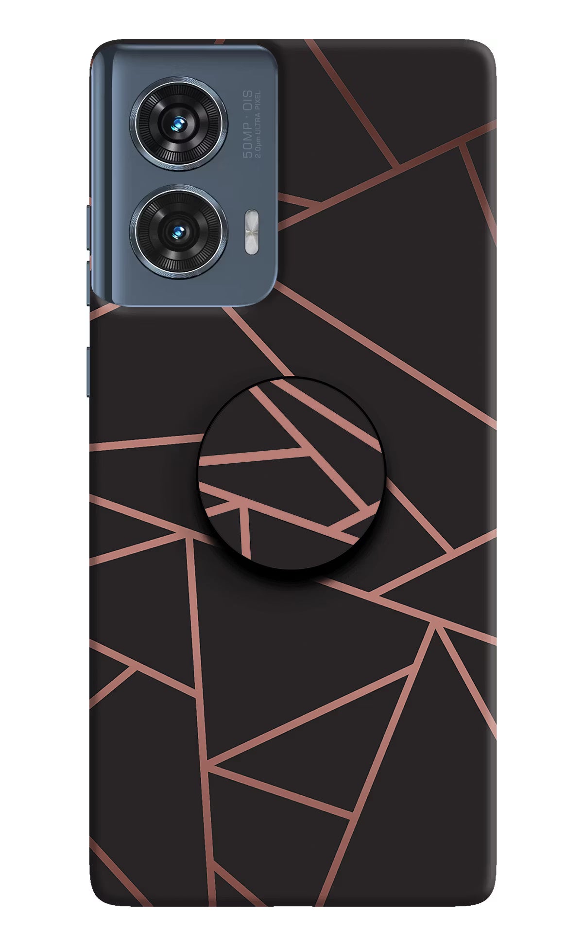 Geometric Pattern Moto Edge 50 Fusion Pop Case by Casekaro
