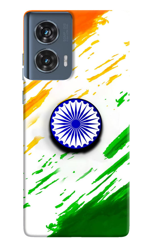 Indian Flag Ashoka Chakra Moto Edge 50 Fusion Pop Case by Casekaro