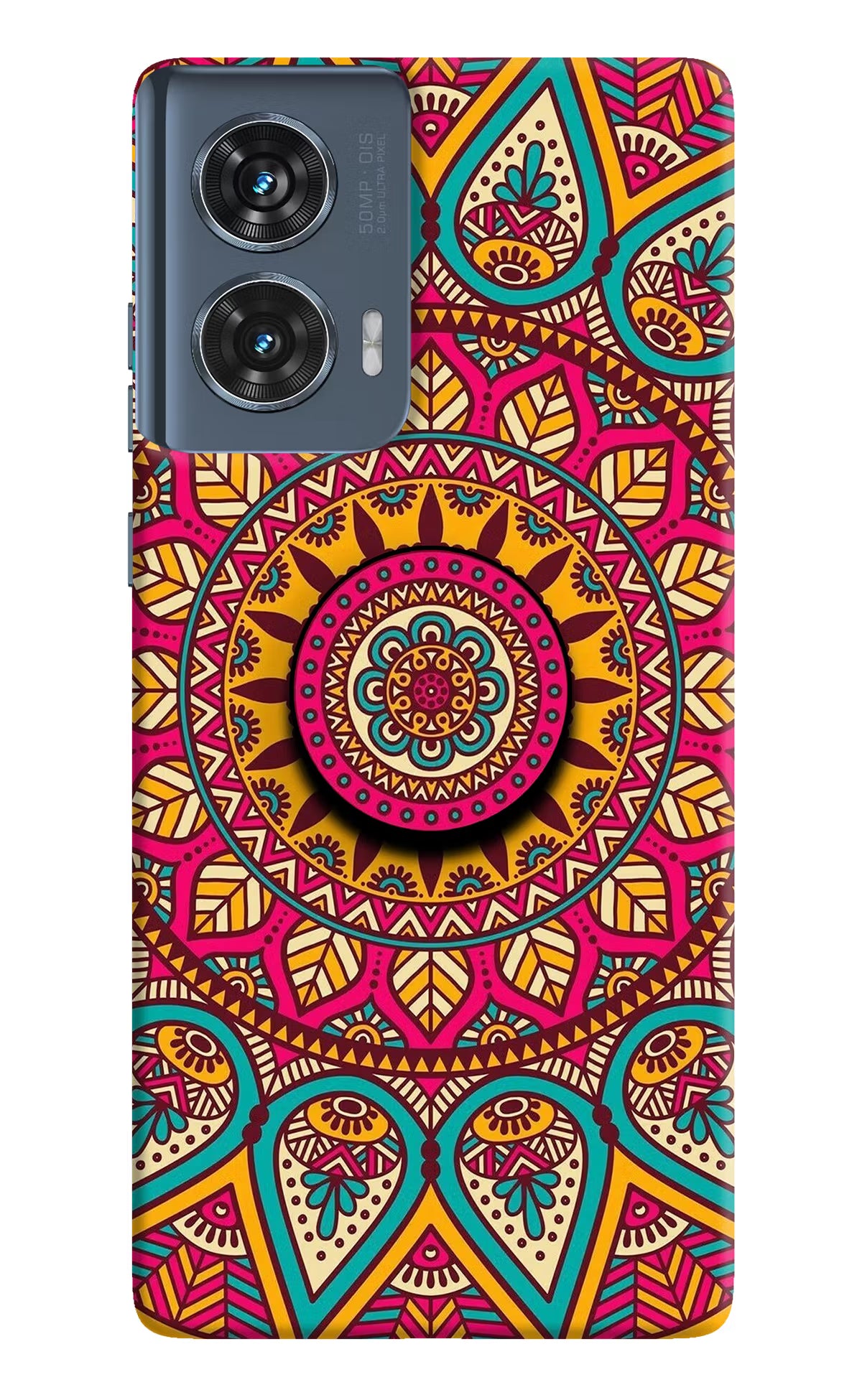 Mandala Moto Edge 50 Fusion Pop Case by Casekaro