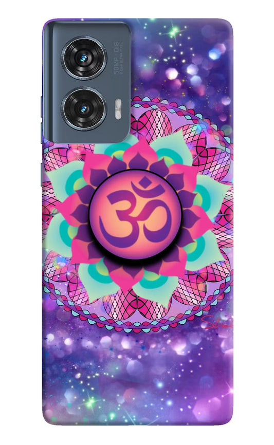 Om Purple Moto Edge 50 Fusion Pop Case by Casekaro