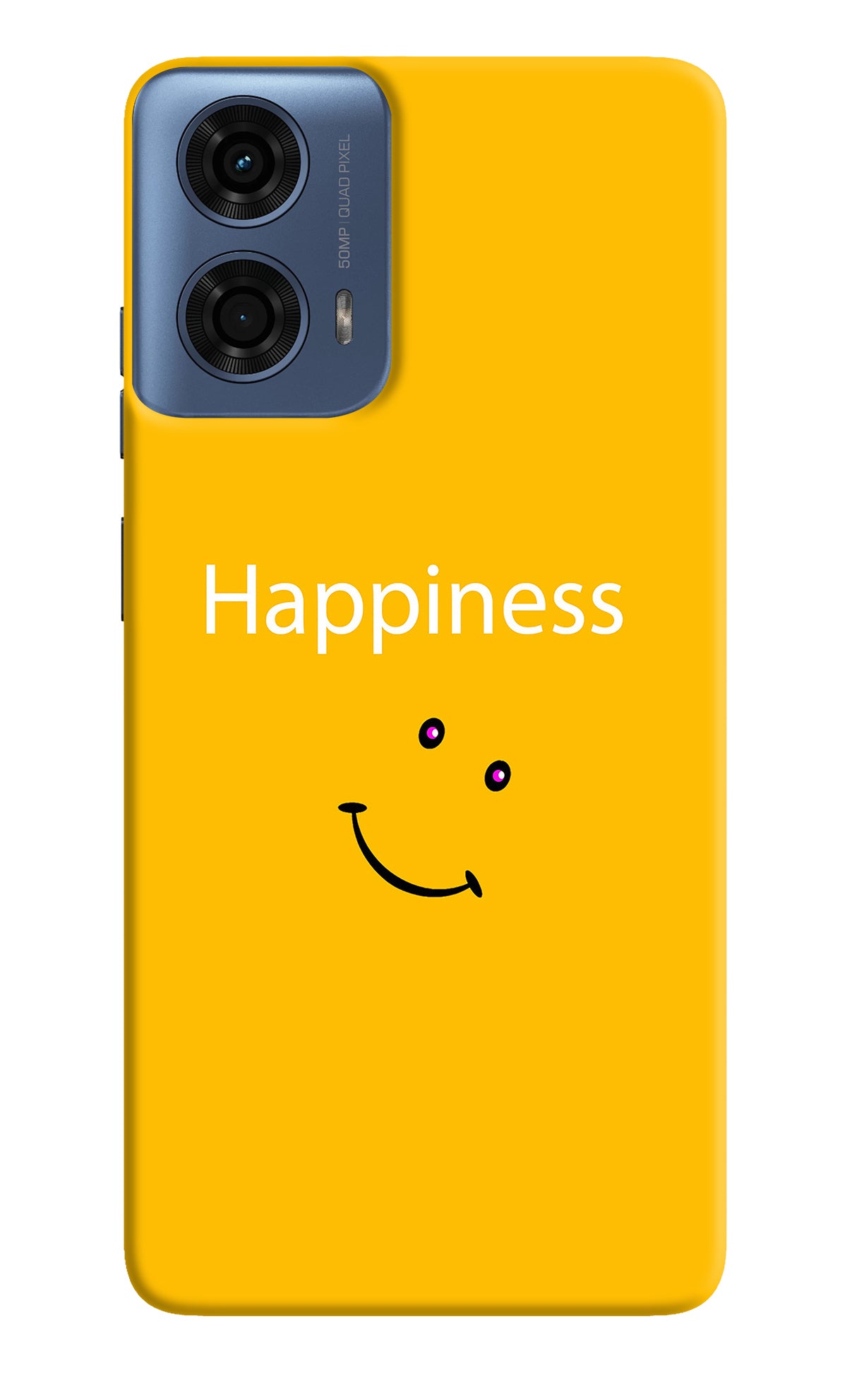 Happiness With Smiley Moto G24 Power Back Cover