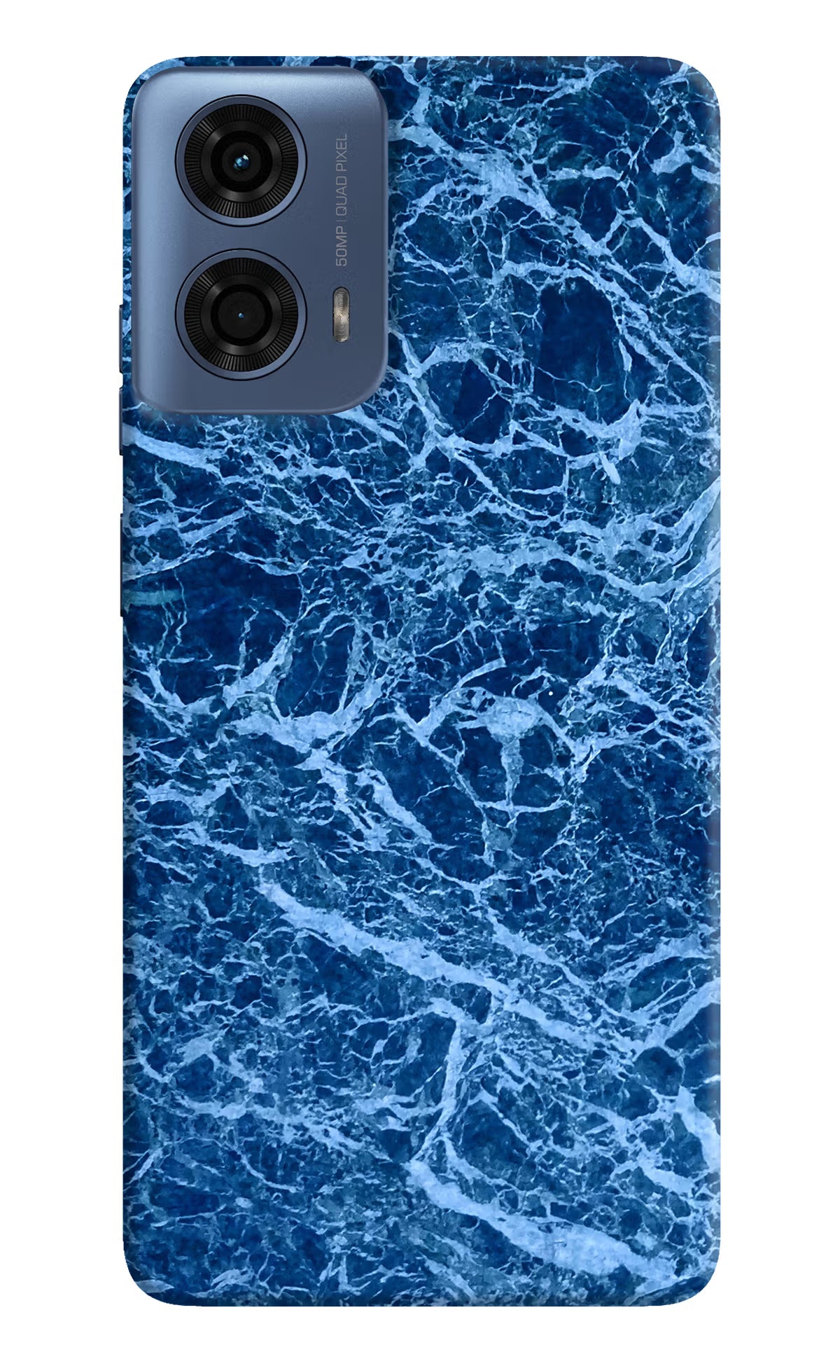 Blue Marble Moto G24 Power Hard Case Back Cover by Casekaro