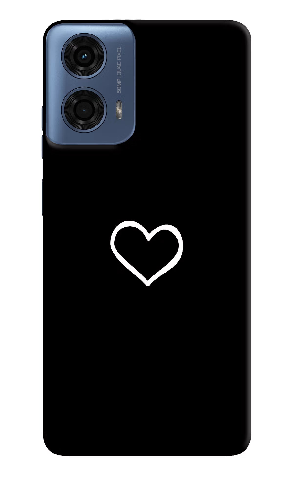 Heart Moto G24 Power Hard Case Back Cover by Casekaro