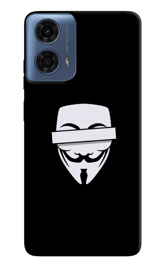 Anonymous Face Moto G24 Power Hard Case Back Cover by Casekaro