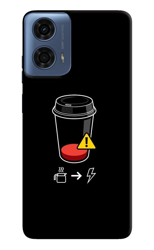 Coffee Moto G24 Power Hard Case Back Cover by Casekaro