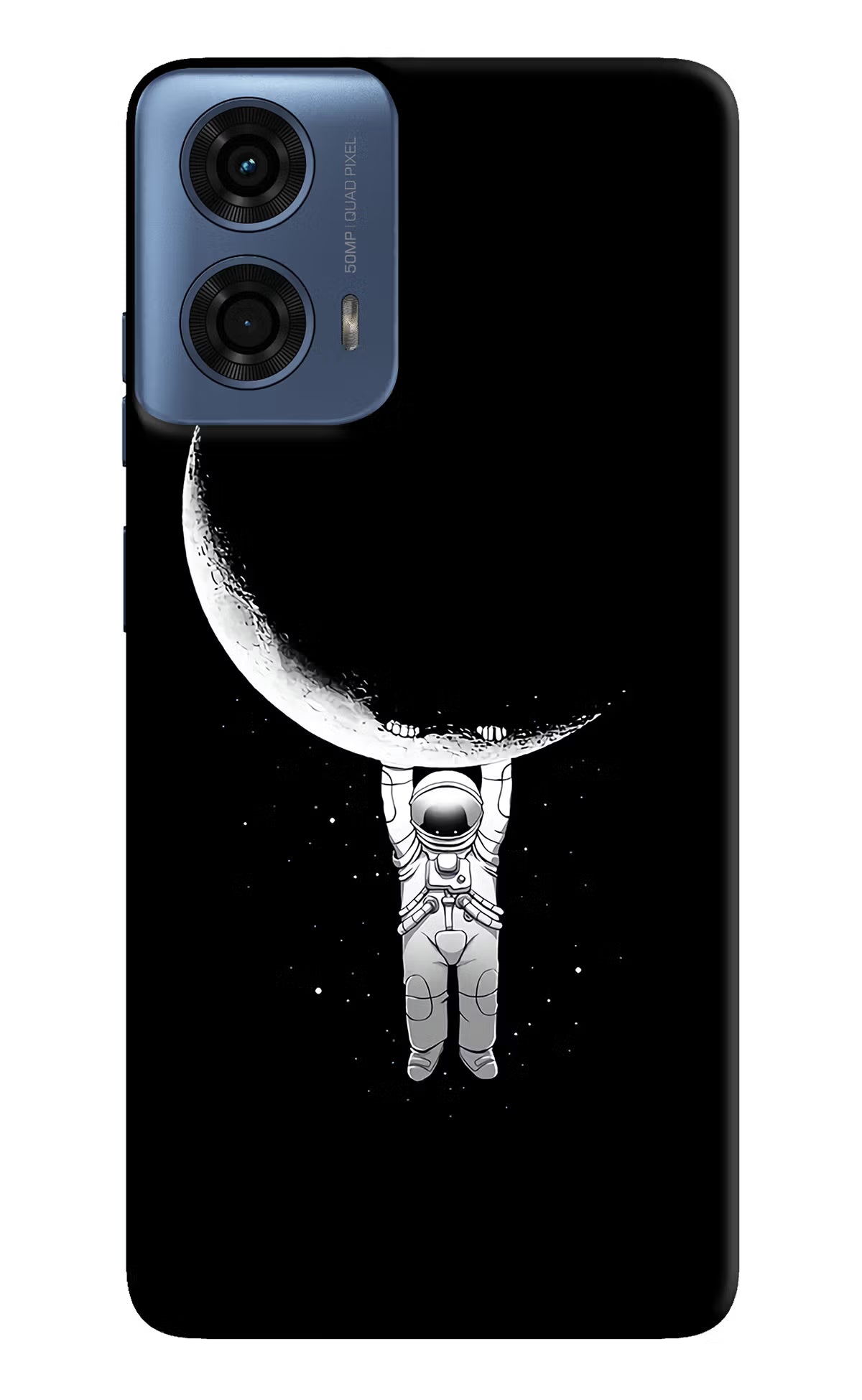 Moon Space Moto G24 Power Hard Case Back Cover by Casekaro