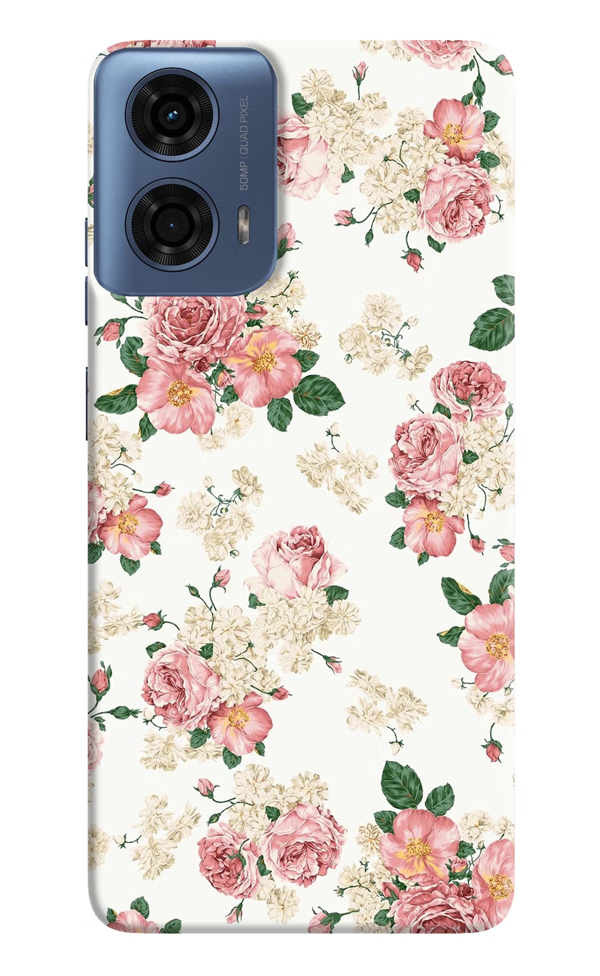 Flowers Moto G24 Power Hard Case Back Cover by Casekaro