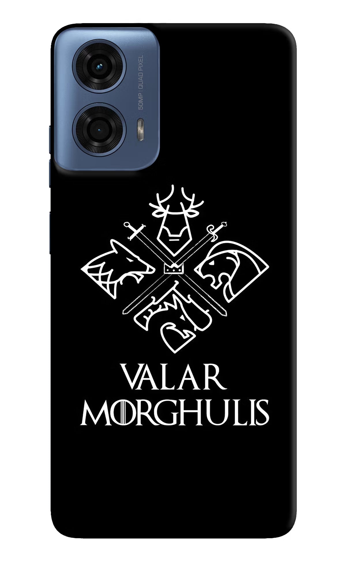 Valar Morghulis | Game Of Thrones Moto G24 Power Hard Case Back Cover by Casekaro