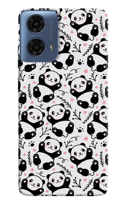 Cute Panda Moto G24 Power Hard Case Back Cover by Casekaro
