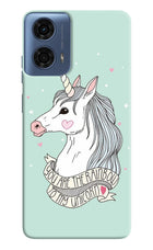Unicorn Wallpaper Moto G24 Power Hard Case Back Cover by Casekaro