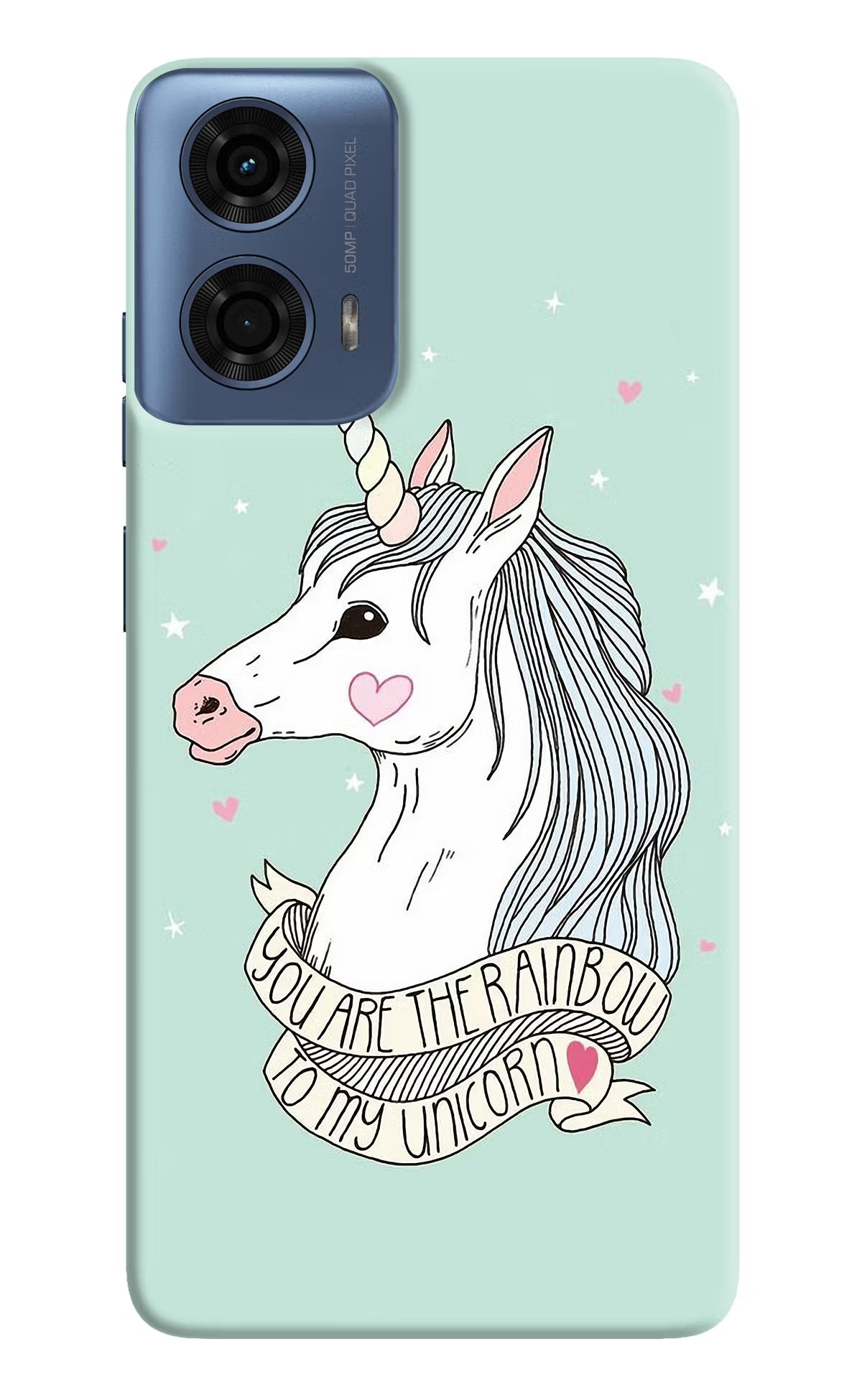 Unicorn Wallpaper Moto G24 Power Hard Case Back Cover by Casekaro