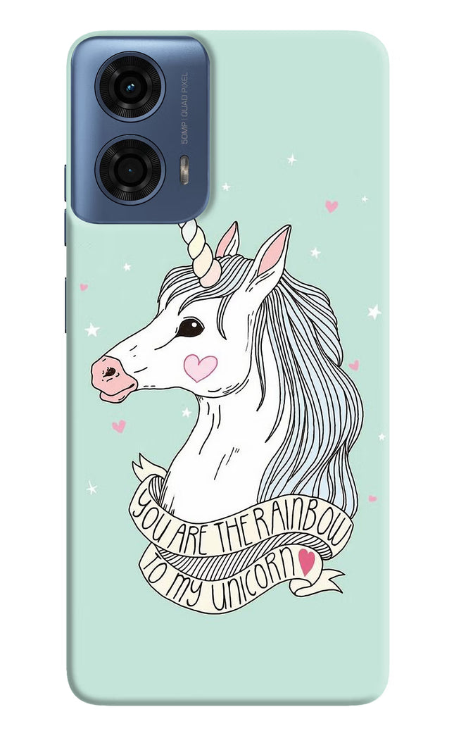 Unicorn Wallpaper Moto G24 Power Hard Case Back Cover by Casekaro