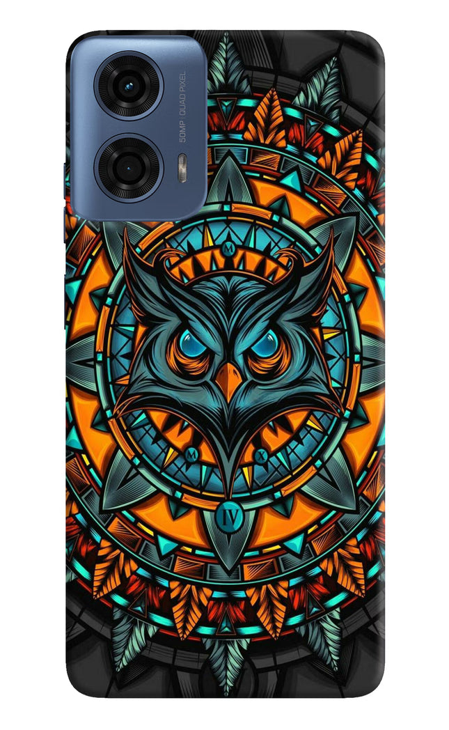 Angry Owl Art Moto G24 Power Hard Case Back Cover by Casekaro